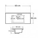 Porto Prime 60 komplett sonoma tölgy-rauna szil