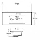 Porto Prime 80 komplett fehér-rauna szil