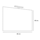 Porto Prime 80 komplett fürdőszoba bútor fehér színben