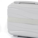 TraveLux Voyager kisméretű kézi bőrönd keményfedeles 30x16x24 cm szürke