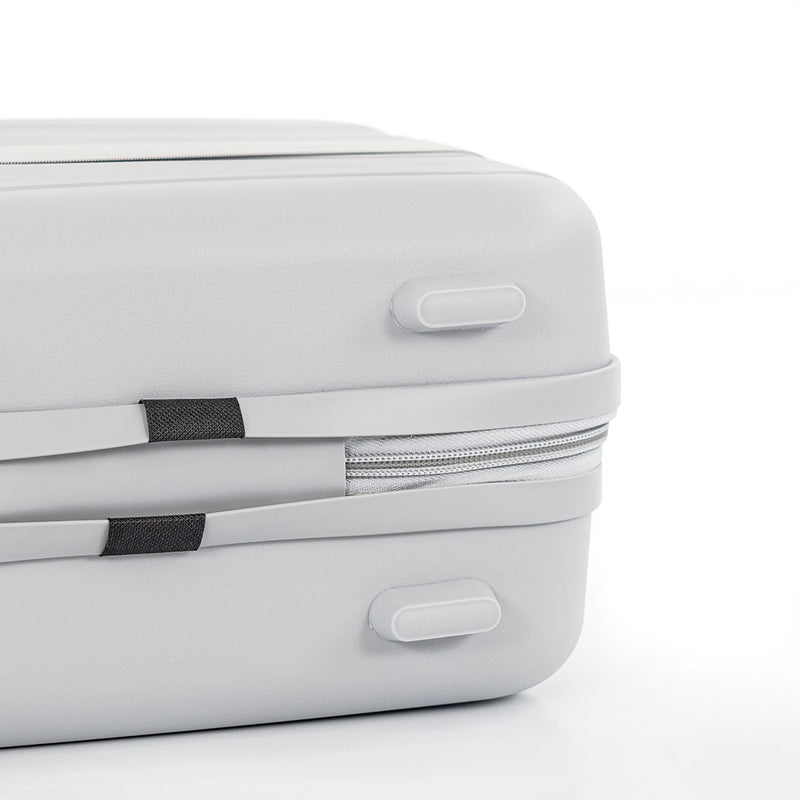 TraveLux Voyager kisméretű kézi bőrönd keményfedeles 30x16x24 cm szürke
