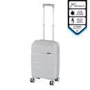 TraveLux Voyager kabinbőrönd keményfedeles levehető kerékkel 35x55x20 cm szürke