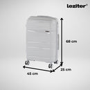 TraveLux Voyager közepes bőrönd keményfedeles 68x45x25 cm szürke