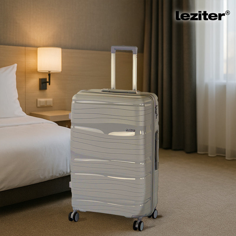 TraveLux Voyager nagy bőrönd keményfedeles 50x78x30 cm szürke