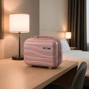 TraveLux Voyager kisméretű kézi bőrönd keményfedeles 26x31x14 cm rosegold