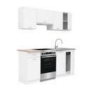 Praktik 180 konyhabútor, fehér korpusz, fehér front