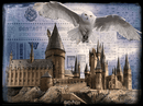 Harry Potter Hogwarts és Hedwig 3D puzzle, 500 darabos