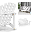 2 személyes adirondack szék gyerekeknek, fehér