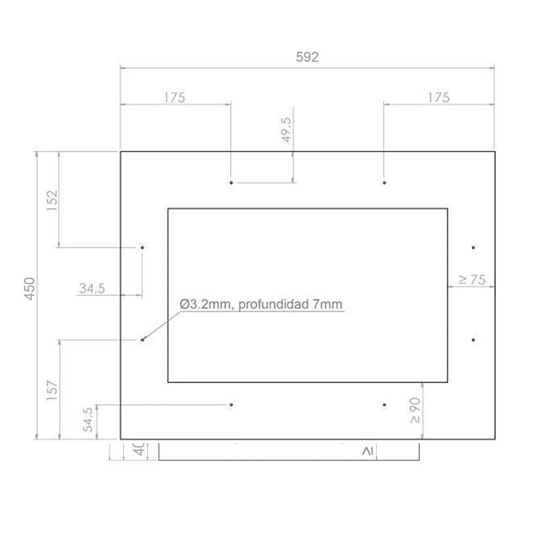 Pando PVMA 45-18 PAR Borhűtő - beépíthető, jobbos