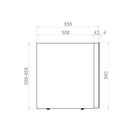 Pando PVMA 60-25 PAR Borhűtő - beépíthető, balos