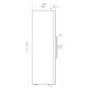 Pando PVMAV 178-112XL borhűtő - beépíthető, inox, balos