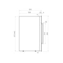 Pando PVMAV 88-49CRL borhűtő - beépíthető, fekete, balos