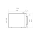 Pando PVMAVP 45-18XL borhűtő - beépíthető, inox, balos