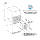 Pando PVMAVP 45-18XL borhűtő - beépíthető, inox, balos