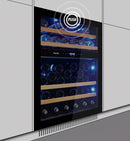 Pando PVMBP 60-45CRL borhűtő - pult alá építhető, fekete, balos