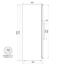 Pando PVZL 180-165CRR borhűtő, szabadonálló, fekete, jobbos