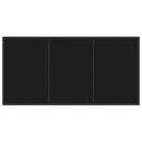 vidaXL 5 Részes Kerti Étkezőszett Párnákkal Bézs Poly Rattan, vidaXL Kerti Asztal Fekete 140x80x73 cm Edzett Üveggel