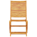 vidaXL 3 darabos összecsukható bistro szett tömör akácfából