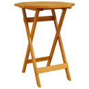 vidaXL 3 darabos összecsukható bistro szett tömör akácfából