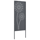 vidaXL Kertvédő vászon Antracit 50 x 140 cm Hidegen hengerelt acél