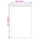 vidaXL 2 db világosbarna fátyolfüggönyök hurokkal 140x225 cm