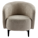 Fotel, bézs/fekete, PRESO