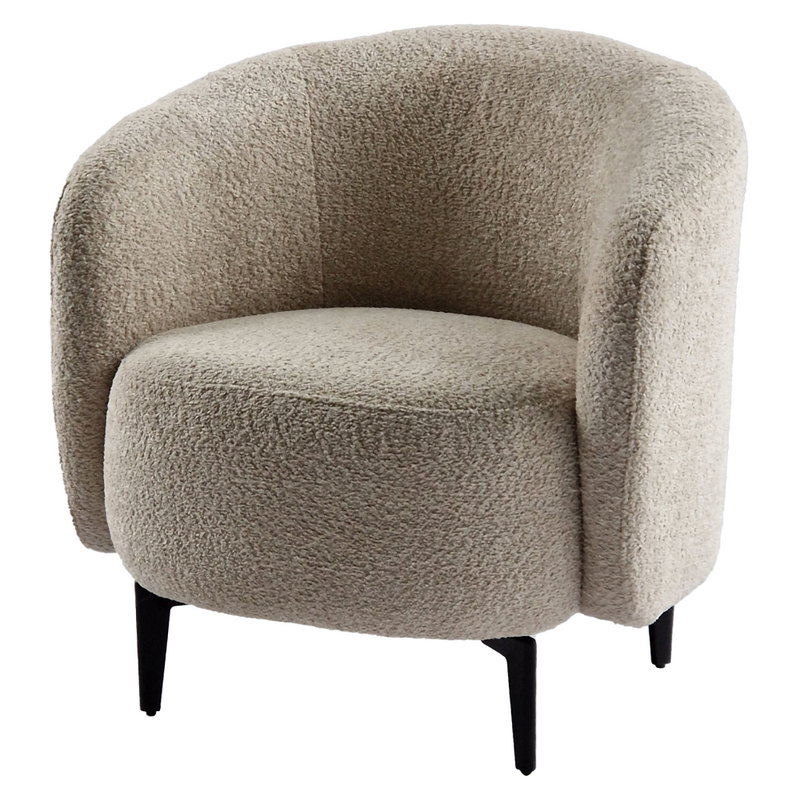 Fotel, bézs/fekete, PRESO