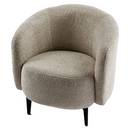 Fotel, bézs/fekete, PRESO