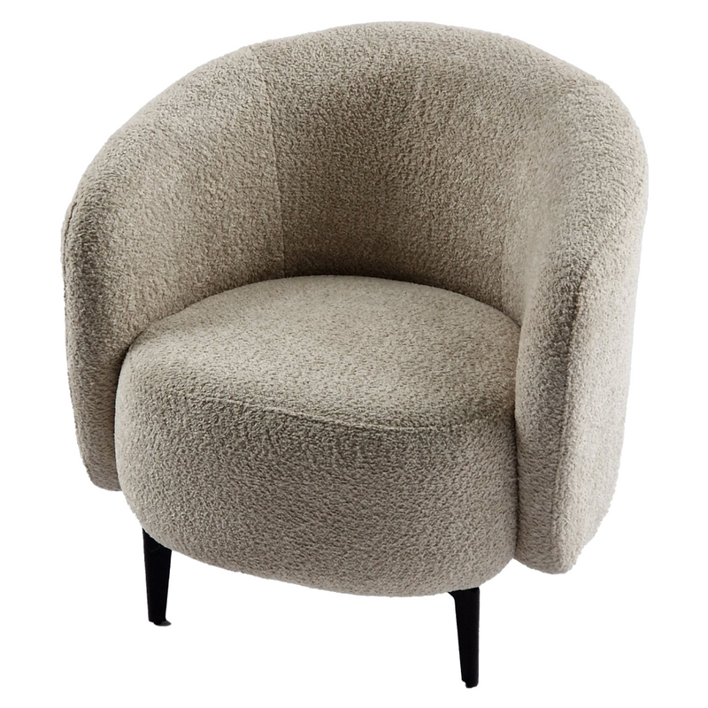 Fotel, bézs/fekete, PRESO