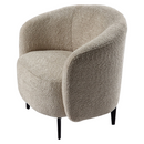 Fotel, bézs/fekete, PRESO