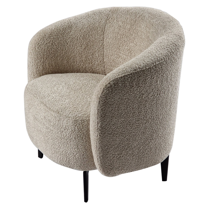 Fotel, bézs/fekete, PRESO