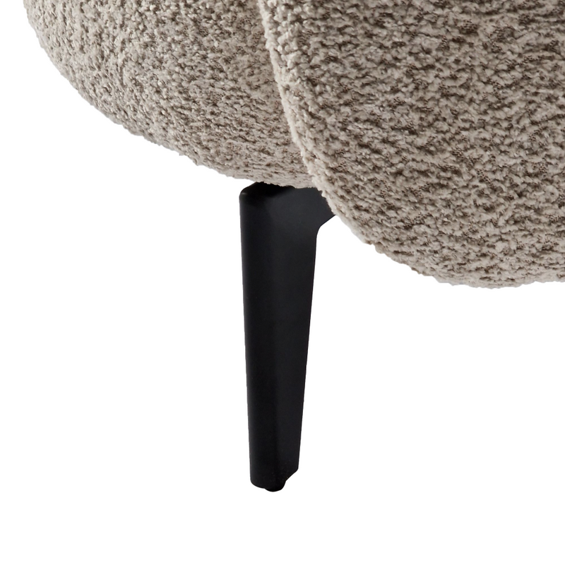 Fotel, bézs/fekete, PRESO