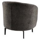 Fotel, szürkésbarna Taupe/fekete, PRESO