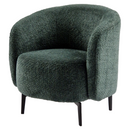 Fotel, zöld/fekete, PRESO