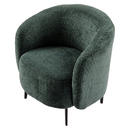 Fotel, zöld/fekete, PRESO