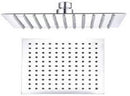 VivaStyle IGUAZU esőztető fejzuhany - INOX - slim - szögletes - 20 cm x 20 cm