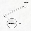 Vinyl SPC padló szintkiegyenlítő Reno kőhatású szürke 2400x45x8 mm