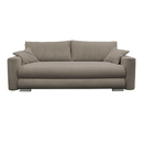 Széthúzható heverő, szürkésbarna Taupe, ROSELYN