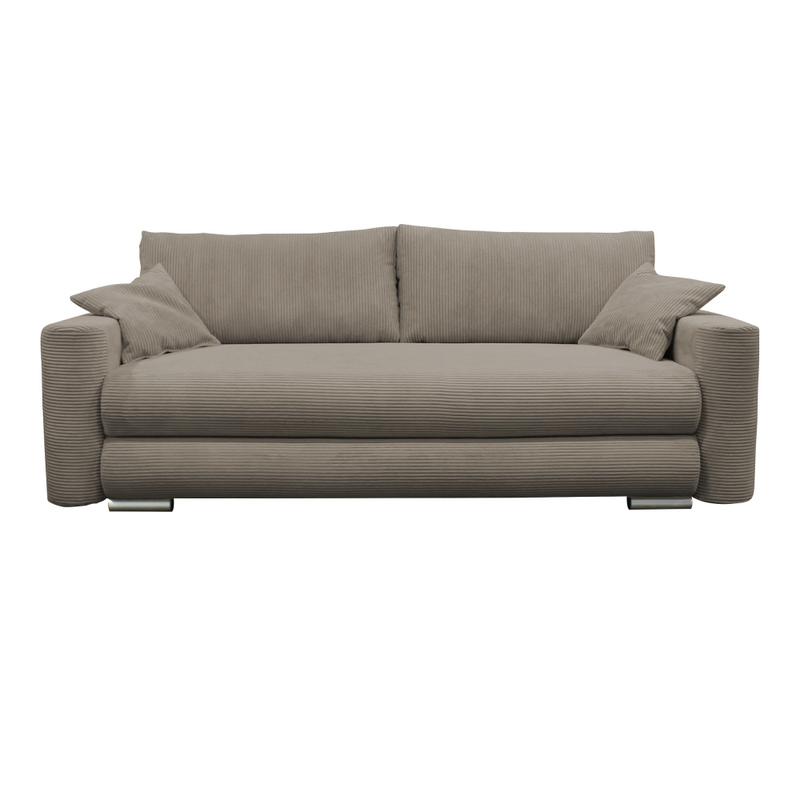 Széthúzható heverő, szürkésbarna Taupe, ROSELYN