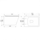 Roya Tinos 81GRE falba építhető WC tartály szett