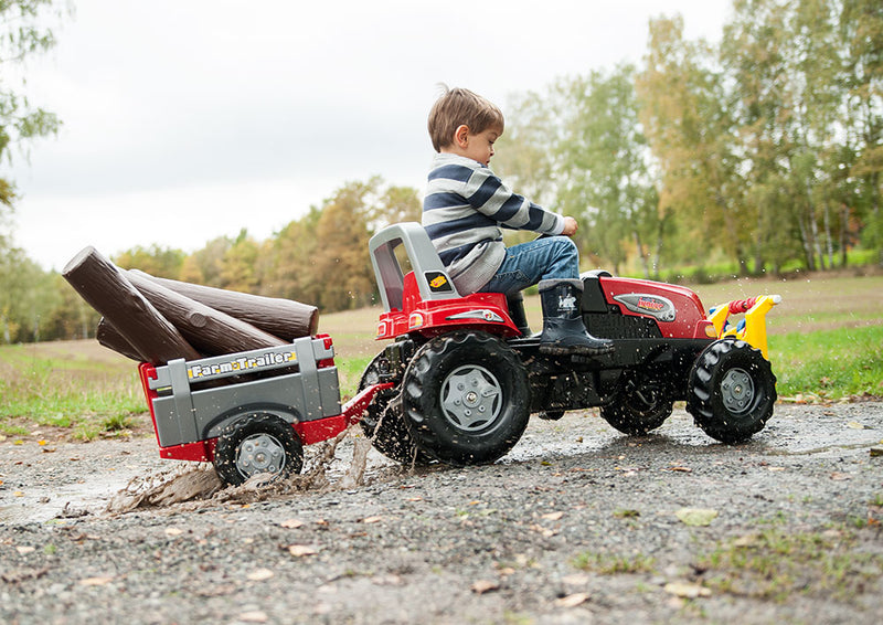 Rolly Junior pedálos traktor utánfutóval