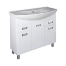 Viva SZQUARE 85 lábon álló fürdőszobabútor Sanovit ZENON 6085 porcelán mosdóval 86 x 50 cm