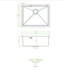 Laveo MARMARA inox mosogató