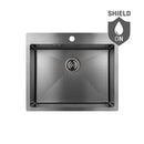 Laveo MARMARA inox szürke mosogató