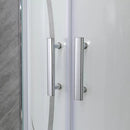 Spirit BAMBOO 80x80x194 cm íves zuhanykabin, erősített akril zuhanytálcával