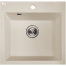 LAVEO ALENA jázmin egymedencés mosogató helytakarékos szifonnal