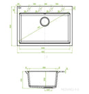 LAVEO TAU 7 nagymedencés mosogató, jázmin