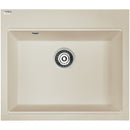 LAVEO TAU 6 jázmin egymedencés mosogató helytakarékos szifonnal