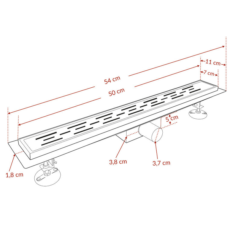 Flow zuhanyfolyóka 50