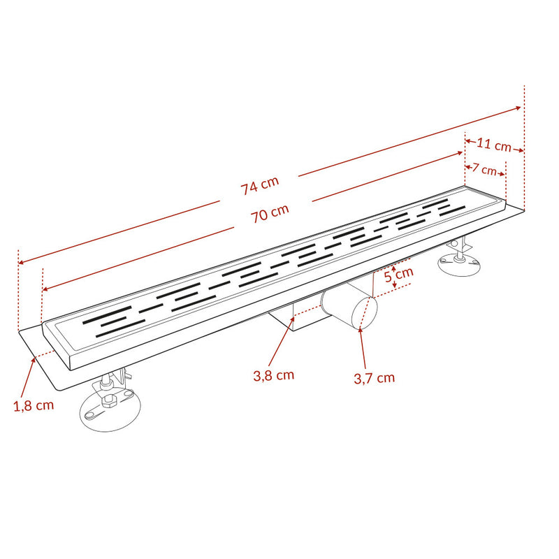 Flow zuhanyfolyóka 70